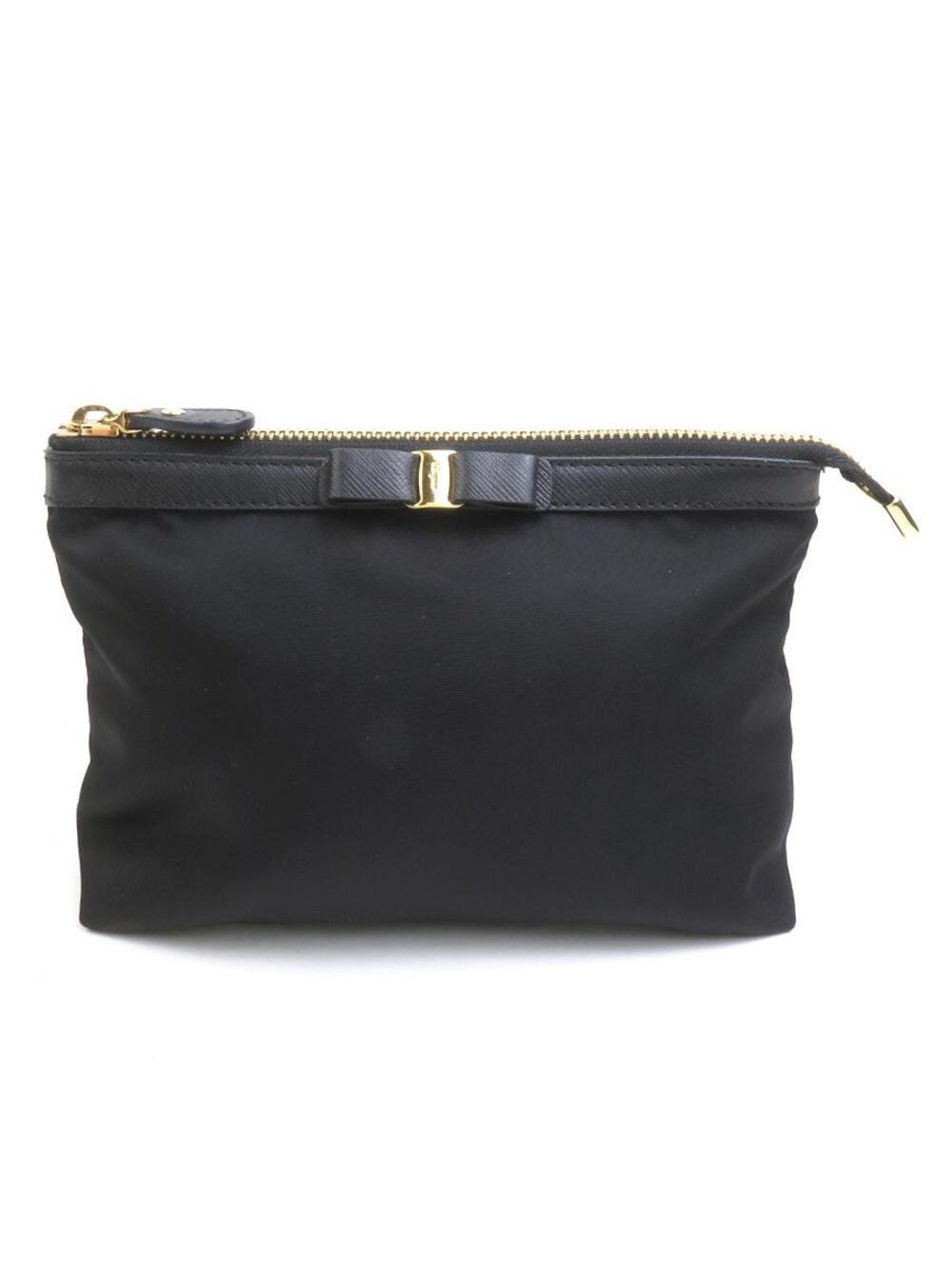 Auth Salvatore Ferragamo Vara Ribbon #373969S10B